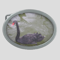 Black Swan Belt Buckle