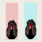 Black swan bookmark (Front & Back)
