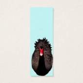 Black swan bookmark (Back)