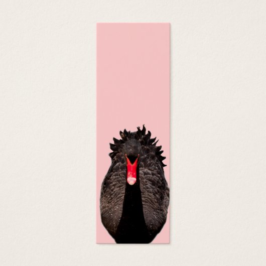 Black swan bookmark (Front)