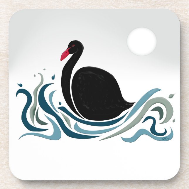 Black Swan Coaster (Front)