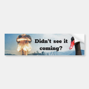 Black Swan Disaster Bumper Sticker