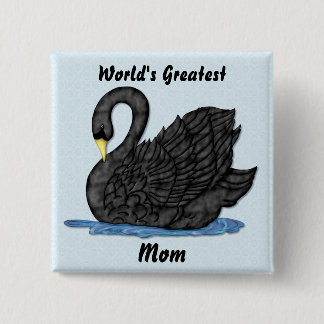 Black Swan for Mom Pinback Button