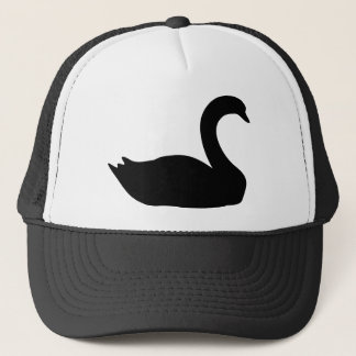 black swan icon trucker hat