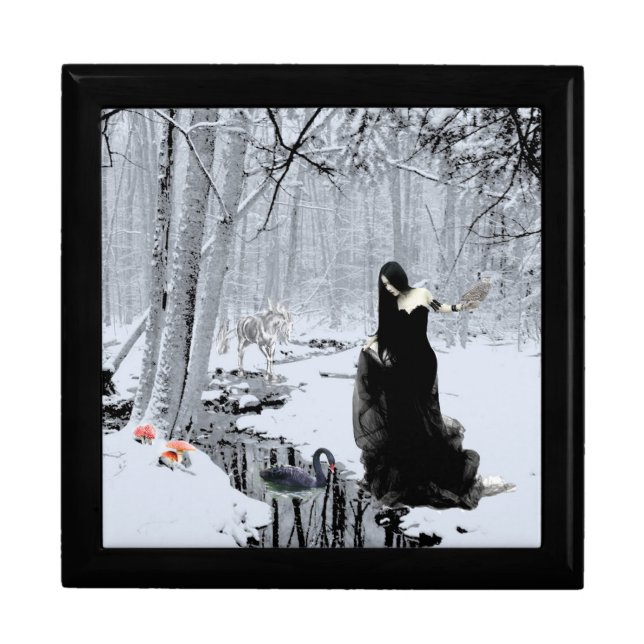 Black Swan Jewelry Box (Front)