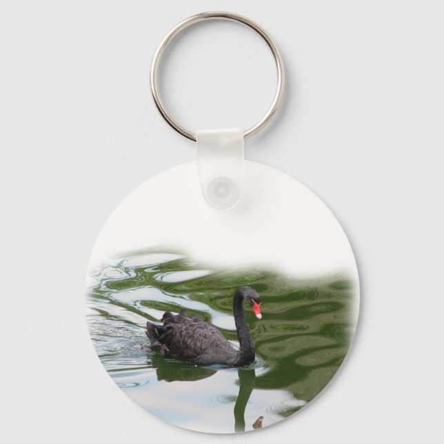 Black Swan Keychain (Front)