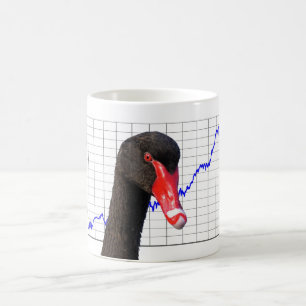 Black Swan Market Crash Coffee Mug