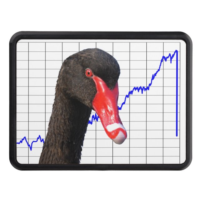 Black Swan Market Crash Hitch Cover (Front)