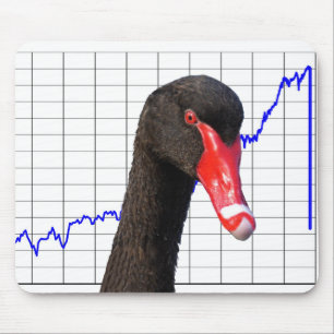 Black Swan Market Crash Mouse Pad