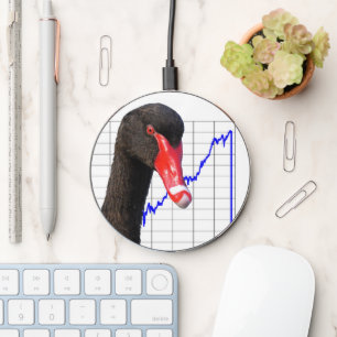 Black Swan Market Crash Wireless Charger