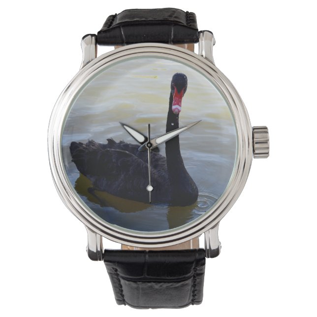 Black Swan, Mens Wristwatch (Front)
