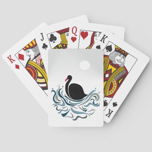 Black Swan Poker Cards (Back)