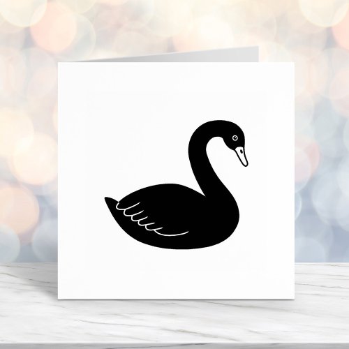 Black Swan Self_inking Stamp