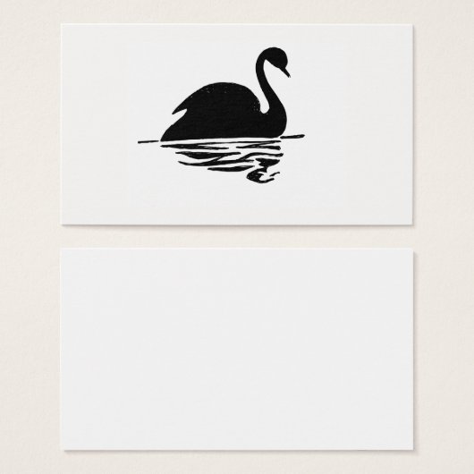 Black Swan Silhouette (Front & Back)