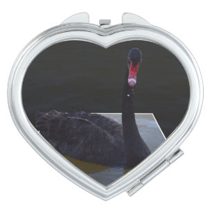 Black Swan Swimming In A Dimensional Pond, Mirror For Makeup
