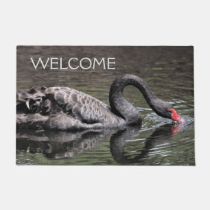 Black Swan Welcome Doormat