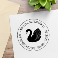 Black Swan Wings up Round Address