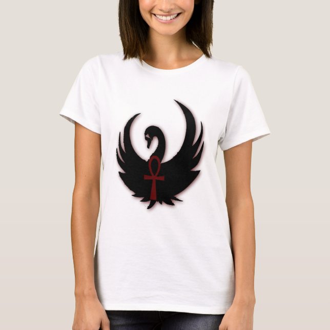 Black Swan with Ankh T-Shirt (Front)
