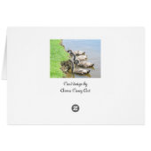 Black swans and cygnets cards (Back Horizontal)