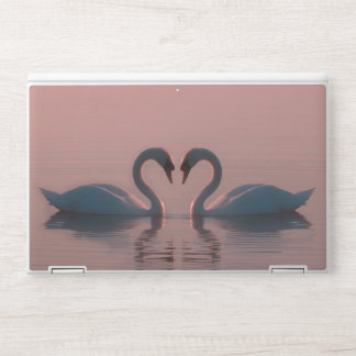 Black Swans Must Be Love Pink Sky HP Laptop Skin