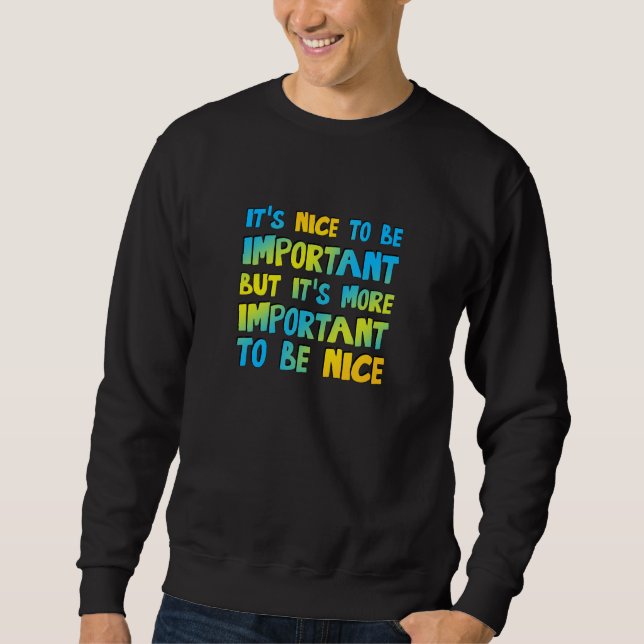 Black sweatshirt with illustration (Front)