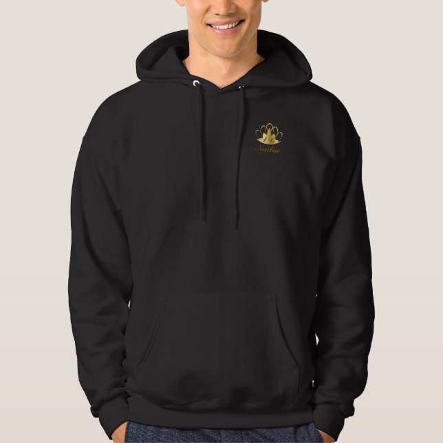 Black Sweet Sixteen Hoody-Customize Hoodie (Front)