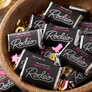 Black Sweet Treats Last Rodeo Bachelorette Party Hershey's Miniatures