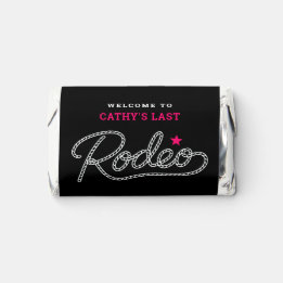 Black Sweet Treats Last Rodeo Bachelorette Party Hershey's Miniatures
