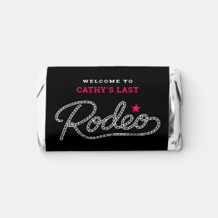Black Sweet Treats Last Rodeo Bachelorette Party Hershey's Miniatures