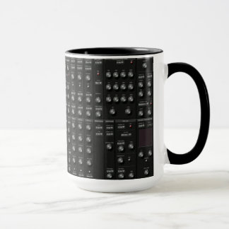 Black Synth Face Mug