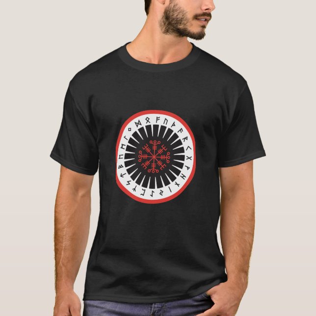 black T, Balder Rising emblem front T-Shirt (Front)