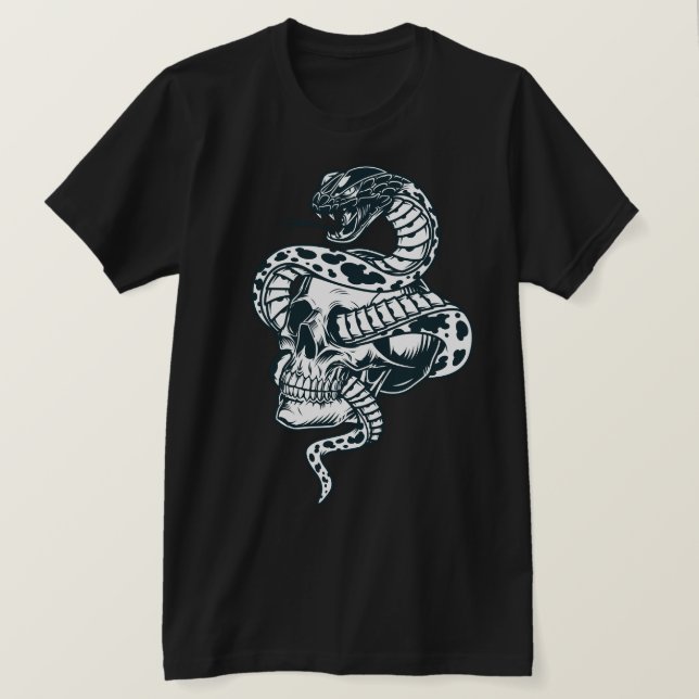 Black T-shirt (Design Front)