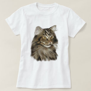 Maine Coon Cadeau pour les amoureux des chats Just A Girl Who Loves Maine Coons T-Shirt