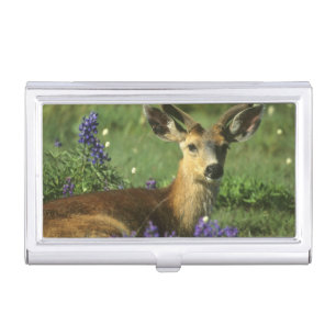 Black-tailed Deer, Odocoileus hemionus Business Card Holder