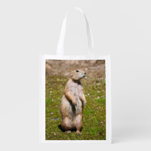 Black-Tailed Prairie Dog Wildlife Photo Grocery Bag