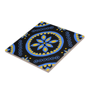 Black Talavera Tile