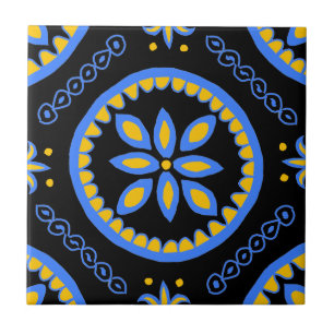 Black Talavera Tile