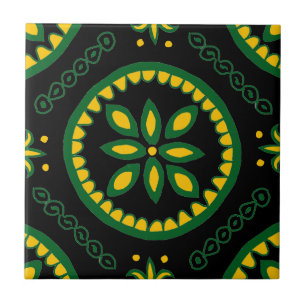 Black Talavera Tile