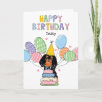 Black Tan Cavalier King Charles Spaniel Birthday