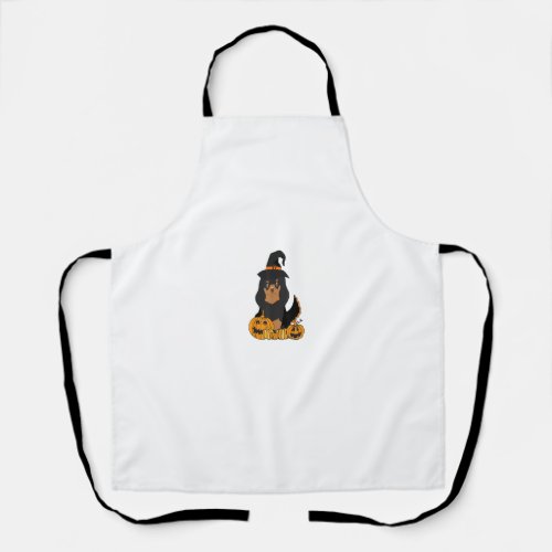 Black Tan Cavalier King Charles Spaniel Dog Hallow Apron