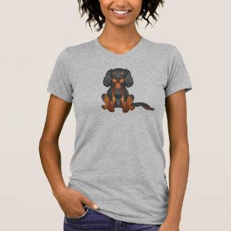 Black &amp; Tan Cavalier King Charles Spaniel Dog T-Shirt