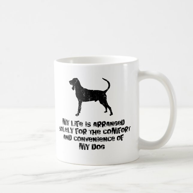 Black & Tan Coonhound Coffee Mug (Right)