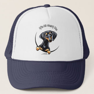Black Tan Dachshund Its All About Me Trucker Hat