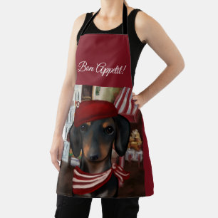 Black & Tan Doxie Apron