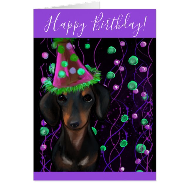 Black & Tan Doxie Cards (Front)