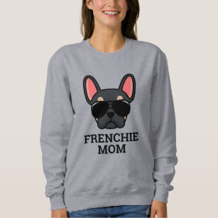 Black Tan French Bulldog Frenchie Dog Mom Sweatshirt