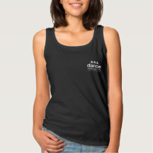 Black Tank - circle feet color