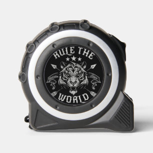 Black Tape Measure Rule the World Measure Twice