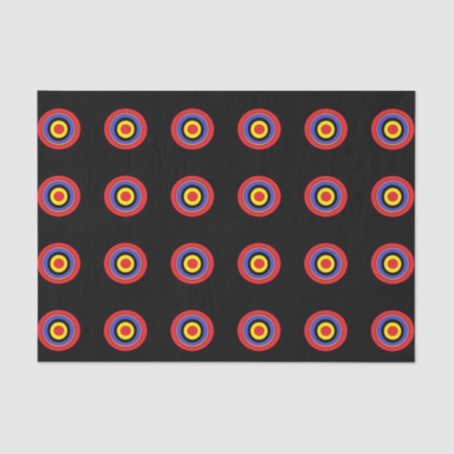 black target tissue paper (Front)