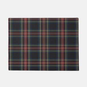 Black Tartan 18" x 24" Door Mat
